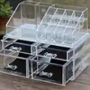 Prateleira Organizadora de Mesa para Quarto, Prateleira de Armazenamento Multifuncional, Caixa de Armazenamento para Cosméticos, Gaveta Transparente, Porta-Batons de Múltiplas Camadas