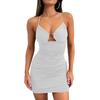 Processamento Personalizado de Novo Vestido Amazon Transfronteiriço Feminino Europeu e Americano Sexy Saia de Alça Lace-Up Recorte Saia de Quadril