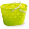 Fudogiken Cesta de Almacenamiento Portátil Importada Cesta de Baño Cesta de Almacenamiento Cesta de Almacenamiento de Plástico Cesta con Drenaje para Cocina Baño