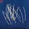 Agulha de Cabeça Redonda de Prata Esterlina t Acessórios de Agulha Brincos de Contas Velhas Retrô Pulseira Material DIY Feito à Mão Acessórios de Agulha de Prata