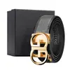 Cinturón Automático de Acero Inoxidable para Hombre, Estilo de Oficina de Alta Gama, Cinturón Negro de Primera Capa con Patrón de Ondas de Agua, Cinturón de Cintura al por Mayor