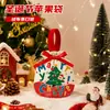 Nuevas Bolsas de Regalo de Navidad 2026, Bolsas para Empacar Manzanas de Nochebuena, Bolsas Creativas Decorativas de Cordón para Fiestas