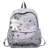 Mochila Transfronteriza Modelo Nuevo con Estampado de Dibujos Animados Lindos para Niñas, Adecuada para Estudiantes de Secundaria y Preparatoria, Mochila Escolar de Gran Capacidad