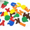Materiais artesanais para crianças Adesivos tridimensionais de EVA Bolsa de materiais DIY Papel esponja infantil pequeno pedaço com adesivo