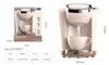 Brinquedos de Casinha de Cozinha, Máquina de Lavar Elétrica Grande, Cozedor de Ovos, Dispensador de Água, Forno, Variedade Educacional com Efeitos de Luz e Som