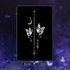 Tatuaje Adhesivo Color Blanco Impermeable Duradero Mariposa Luna Planeta Koi Araña Flor Clavícula Brazo Sticker para Hombres y Mujeres