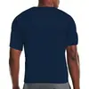 Transfronterizo 2026 Hombres Popular Deportes Running Moda Versátil Mallas de Entrenamiento Camiseta de Manga Corta Color Sólido Venta al por Mayor