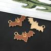 Mixed 21 Halloween Series DIY Liga Gotas de Óleo Acessórios Abóbora Lanterna Chapéu do Diabo Brincos Pingente