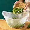 Exprimidor de Relleno con Forma de Tazón para el Hogar, Red de Filtrado de Alimentos, Bolsa para Exprimir Agua de Relleno de Empanadillas, Red de Filtrado para Leche de Soja de Col, Bolsa de Deshidratación de Verduras