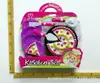 Juguetes para niños vajilla utensilios de cocina casa de juegos mini modelo de comida de simulación juguete tablero portátil 33.5X33x6CM
