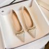 Zapatos Planos de Príncipe de Gales para Mujer 2026 Nuevo Estilo Mocasines Elegantes y Versátiles de Punta Inspirados en Chanel para Combinar con Vestidos