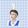 Etiqueta de equipaje Huang Minghao Pase de abordar Colgante para mochila Etiqueta Etiqueta Debería Ayudar Sacudida circundante