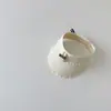 Sombrero de Bebé Yipan 2026 Verano Nuevo Encaje Conejo Visera Protectora del Sol Sombrero de Paja Sombrero de Sol para Niños