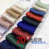 Tela jacquard de satén peonía Wanwen poliéster tela jacquard lisa tela para falda plisada Hanfu