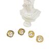 Aretes de Perlas con Remolino de Lujo Ligero Simple Estilo Japonés y Coreano con Pin de Plata S925, Aretes Distintivos que Combinan con Todo, de Alta Gama