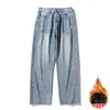 Ropa para Hombre ACU Jeans Ojo de Gato Retro Otoño 2026 Nueva Llegada Estilo Americano Marca de Moda Mezcla Lavada Desgastada Pantalones Casuales