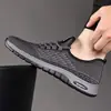 Sapatos Masculinos São Respiráveis, de Malha, Confortáveis e Leves, Novo Estilo Fly-Woven Antiderrapante com Solado Macio, Sapatos Esportivos Casuais e Versáteis para Homens, Sapatos para Caminhada