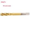 Jiang Yu M6X1-M5X0.8-M4X0.7H2 titânio banhado a cobalto totalmente moído super duro vendas no atacado Spiral Tap