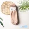 Calcetines finos de primavera y verano de seda hilada con núcleo de algodón y suela de alambre de acero, medias para mujer, algodón antienganches, absorbentes de sudor, transpirables, calcetines cortos