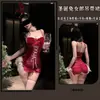 Colección de Atuendos Navideños para Fiesta de Año Nuevo: Disfraz Sexy Cosplay de Chica Conejita Vestido Conjunto de Lencería