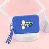 Nueva bolsa de silicona transfronteriza para viajes al aire libre, bolsa de teléfono portátil con cremallera, bolsa de almacenamiento multifuncional impermeable y a prueba de humedad