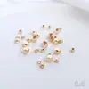 Cuentas Cuadradas Pequeñas Rellenas de Oro de 14K, Cuentas Dispersas, Cuentas Cubo Cuadradas con Esquinas Cortadas, Joyería para Cuerda Hecha a Mano para DIY, Accesorios para Pulseras y Aretes