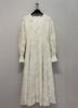 Vestido Jacquard Estilo Guindaste Seco Outono e Inverno Atmosfera Preguiçosa Retrô Casual Emagrecedor Solto Longo para Mulheres