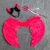 Alas de ángel de Halloween más vendidas transfronterizas, alas de plumas, accesorios decorativos para adultos y niños, accesorios de actuación de Amazon