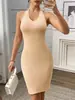 Vestido Moldeador de Color Sólido Transfronterizo, Vestido Casual de una Pieza, Sin Tirantes para Mujer, Moldea la Cintura, Aplana el Vientre, Levanta los Glúteos