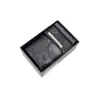 Caja de Regalo para Corbata Ropa Formal para Hombre Negocios de Gama Alta Boda Festividad Corbata de Seda de Poliéster Hecha a Mano de Gama Alta Corbata Personalizada para Hombre