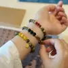 Pulseira de Sândalo Verde Jade Hetian Cabaça Masculina e Feminina Novo Verão 2025 Presente Pulseira de Contas de Madeira Buda