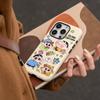Adecuado para Película Dos-En-Uno Iphone16E Esmerilado Apple 15Pro Funda para Teléfono Móvil Agujero Grande Brillante Crayon Shin-Chan 14