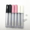 Frasco Redondo para Brilho Labial de 2,5ml, Tampa Brilhante Branca Fosca de Alta Qualidade, Tubo para Aplicação de Batom Líquido, Frasco Rosa para Gloss Labial, Venda Quente Transfronteiriça, Tubo para Moldagem por Injeção DIY