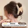 Nuevo clip de tiburón 2026 para otoño e invierno, pinza para el cabello de gran tamaño de alta gama para mujeres con cabello abundante, con diseño de lazo