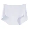 Pantaletas de tacto natural invisibles para piel de leche para niñas, cintura media-alta, abertura alta, ajustadas al cuerpo, 10A antibacterianas, sin costuras, pantis de tacto natural
