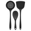 Amazon nylon terno de utensílios de cozinha 3-Piece cozinha suprimentos de silicone plástico antiaderente espátula colher de arroz Colander