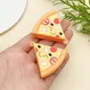 Expresión Artificial Creativa Papas Fritas Hamburguesa Juguete de Comida Colgante Hecho a Mano DIY Cadena para Teléfono Móvil Llavero Regalo para Evento
