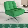 Sofá Moderno Silla de Ocio Suministro Transfronterizo Giratorio Sala de Estar Balcón Apartamento Pequeño Silla Individual Vintage