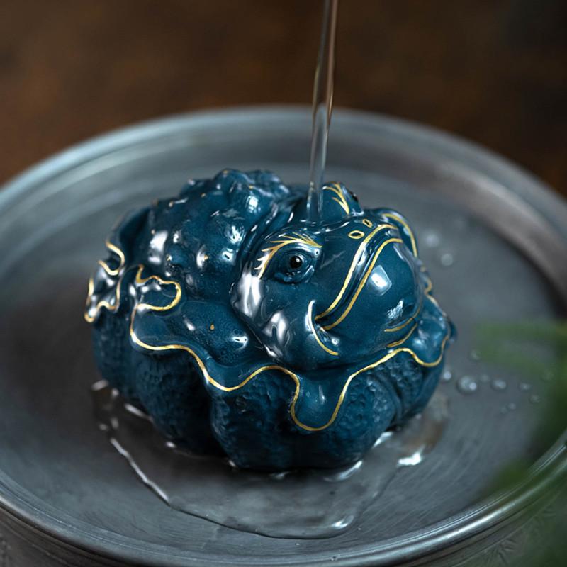 描金貔貅绿泥三款202041