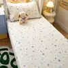 Funda Especial para Cama de Residencia Estudiantil Pieza Única 100% Algodón Protector de Cama Colchón de Algodón Puro Juego de Tres Piezas para Cama Individual de Residencia