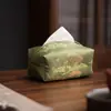 Bolsa de Tejido Brocado Tela de Nube de Pino Brocado Caja de Pañuelos Posavasos Sala de Té Bolsa de Almacenamiento Antipolvo Diaria Venta al por Mayor