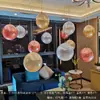 Decoração de balões para evento de loja em novo shopping em 2026, celebração de aniversário de inauguração, bolas suspensas no teto, configuração para transmissão ao vivo