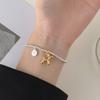 Nova Pulseira Blow Dog Feminina Elástica com Contas Redondas Design Diário de Nicho Simples Leve Luxo Pulseira de Estudante Atacado