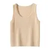 Chaleco versátil de punto de cachemira para mujer, de temperamento de lujo ligero, sin mangas, cuello en U, holgado, para llevar solo o como capa exterior, para el trabajo y el día a día, venta al por mayor transfronteriza
