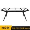 Soporte de pata de mesa de hierro con placa de acero macizo de lujo italiano ligero, soporte de mesa de té con placa de roca, soporte de mesa de comedor de mármol, pie de metal personalizado