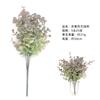 Simulación de eucalipto de 5 tenedores transfronterizos, plantación verde, eucalipto, hoja de dinero, paquete pequeño, simulación de flores, decoración de bodas para el hogar, arreglo floral