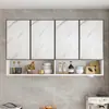 Gabinetes de Pared de Cocina de Aleación de Aluminio, Gabinetes de Almacenamiento de Pared, Gabinetes de Pared para Balcón y Baño