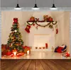 Tapeçaria de Natal Transfronteiriça da Amazon Decoração de Casa Pano de Parede Atmosfera do Quarto Pano para Pendurar Fundo para Fotografia