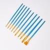 Set de Pinceles Azules de Nylon para Óleo de 10 Piezas, Pincel de Abanico para Contornos, Pincel para Gouache y Acuarela, Pincel para Detalle Fino, Graffiti Pintado a Mano