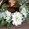 Meimei Cruzamento Fronteiriço Páscoa Alta Qualidade Orelhas de Coelho Primavera Verão Guirlanda Flor Artificial Decorações de Casa Suspensão de Porta da Frente